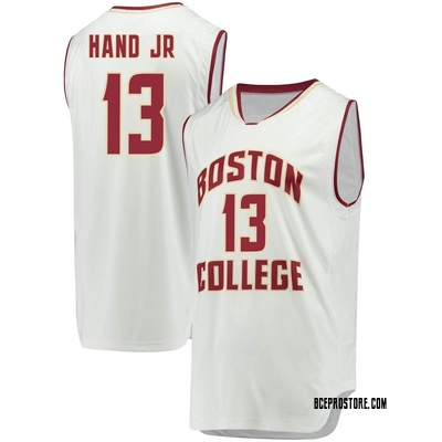 Men's Donald Hand Jr. Boston College Eagles Replica Basketball Jersey - White