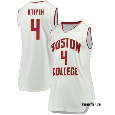 Women's Abe Atiyeh Boston College Eagles Replica Basketball Jersey - White