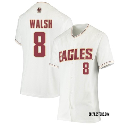 Women's Barry Walsh Boston College Eagles Replica Performance Baseball Jersey - White