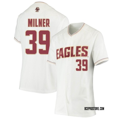 Women's Beck Milner Boston College Eagles Replica Performance Baseball Jersey - White