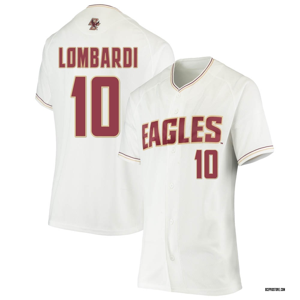 Women's Brad Lombardi Boston College Eagles Replica Performance Baseball Jersey - White