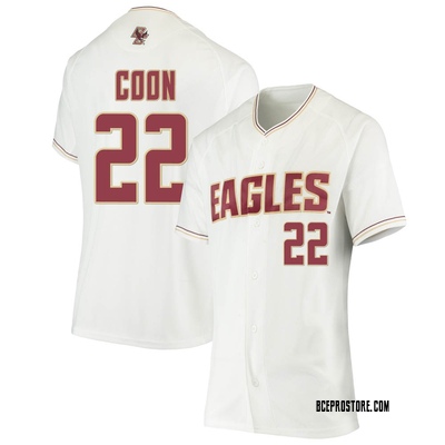 Women's Charlie Coon Boston College Eagles Replica Performance Baseball Jersey - White