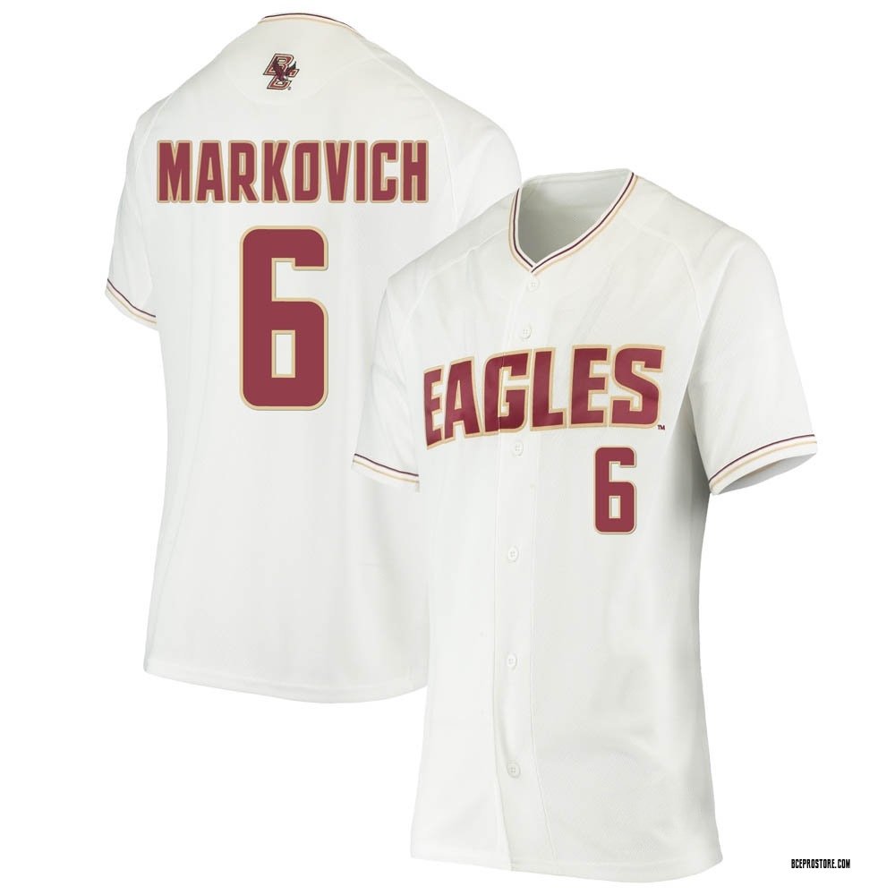 Women's Chris Markovich Boston College Eagles Replica Performance Baseball Jersey - White