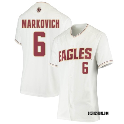 Women's Chris Markovich Boston College Eagles Replica Performance Baseball Jersey - White