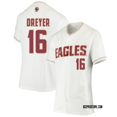 Women's Connor Dreyer Boston College Eagles Replica Performance Baseball Jersey - White