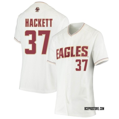 Women's James Hackett Boston College Eagles Replica Performance Baseball Jersey - White