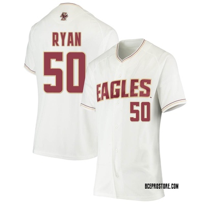 Women's Joey Ryan Boston College Eagles Replica Performance Baseball Jersey - White