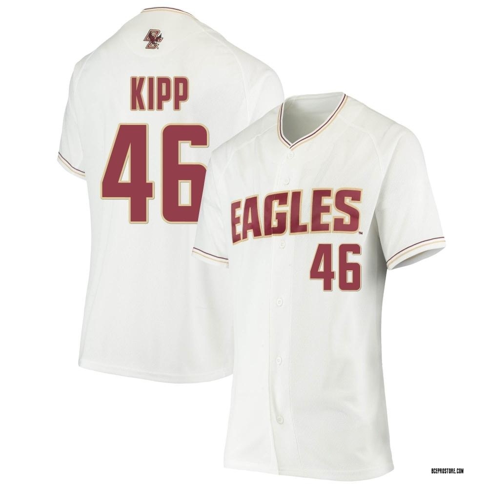 Women's Kyle Kipp Boston College Eagles Replica Performance Baseball Jersey - White