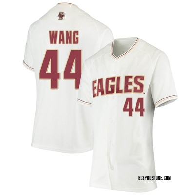Women's Nick Wang Boston College Eagles Replica Performance Baseball Jersey - White