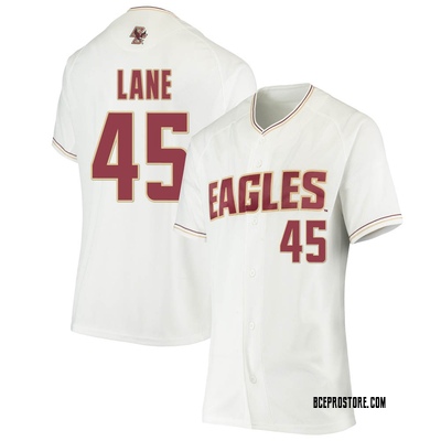 Women's Travis Lane Boston College Eagles Replica Performance Baseball Jersey - White