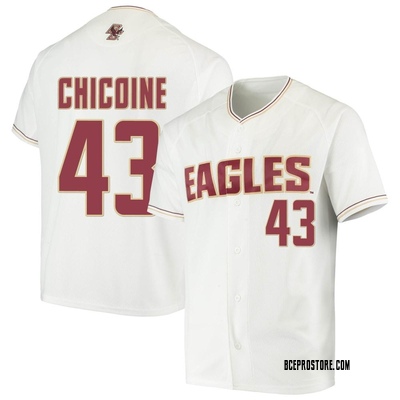 Youth Bobby Chicoine Boston College Eagles Replica Performance Baseball Jersey - White